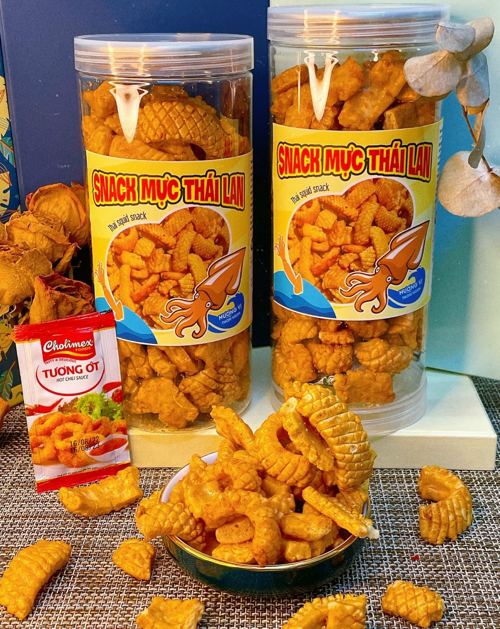 Snack Mực Thái Lan Hương Vị Thơm Ngon 200g