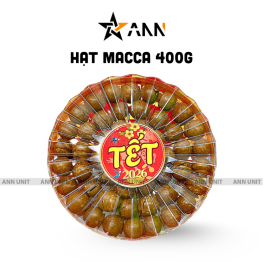 Hộp Quà Tết Hạt Macca Tây Nguyên 400g - Hộp Sun Khía - MACCAHK