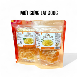 Mứt Gừng Lát Túi Zip 300g - MGHCK