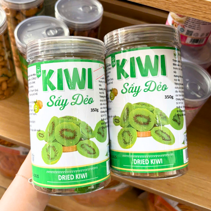 Kho sỉ kiwi Sấy Dẻo Thơm Ngon 350g Hộp Pet