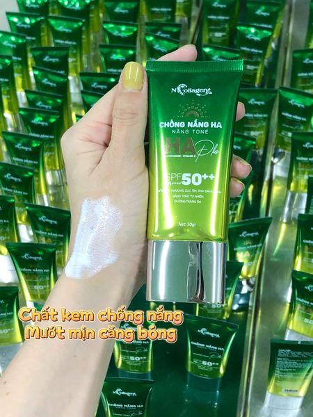 Sỉ kem Chống Nắng HA Plus N Collagen Nâng Tone