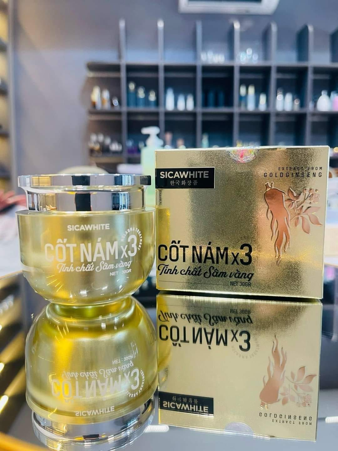 23658-424645663-367868302864448-3435134520912308212-n-1.jpg Kem Face Cốt Nám X3 Sica White Tinh Chất Sâm Vàng 30gr - 8938515360796