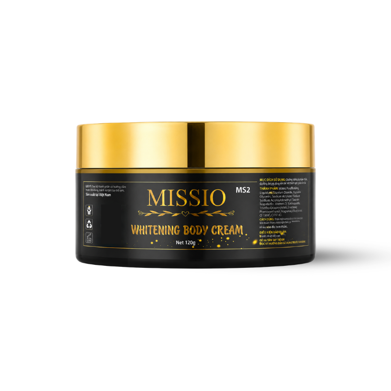 Kem Body Missio Whitening Body Cream 120gr