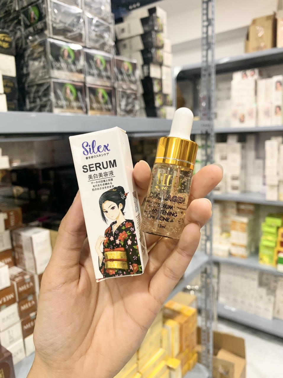 Serum Silex Mini Giảm Mụn Trắng Da 13ml
