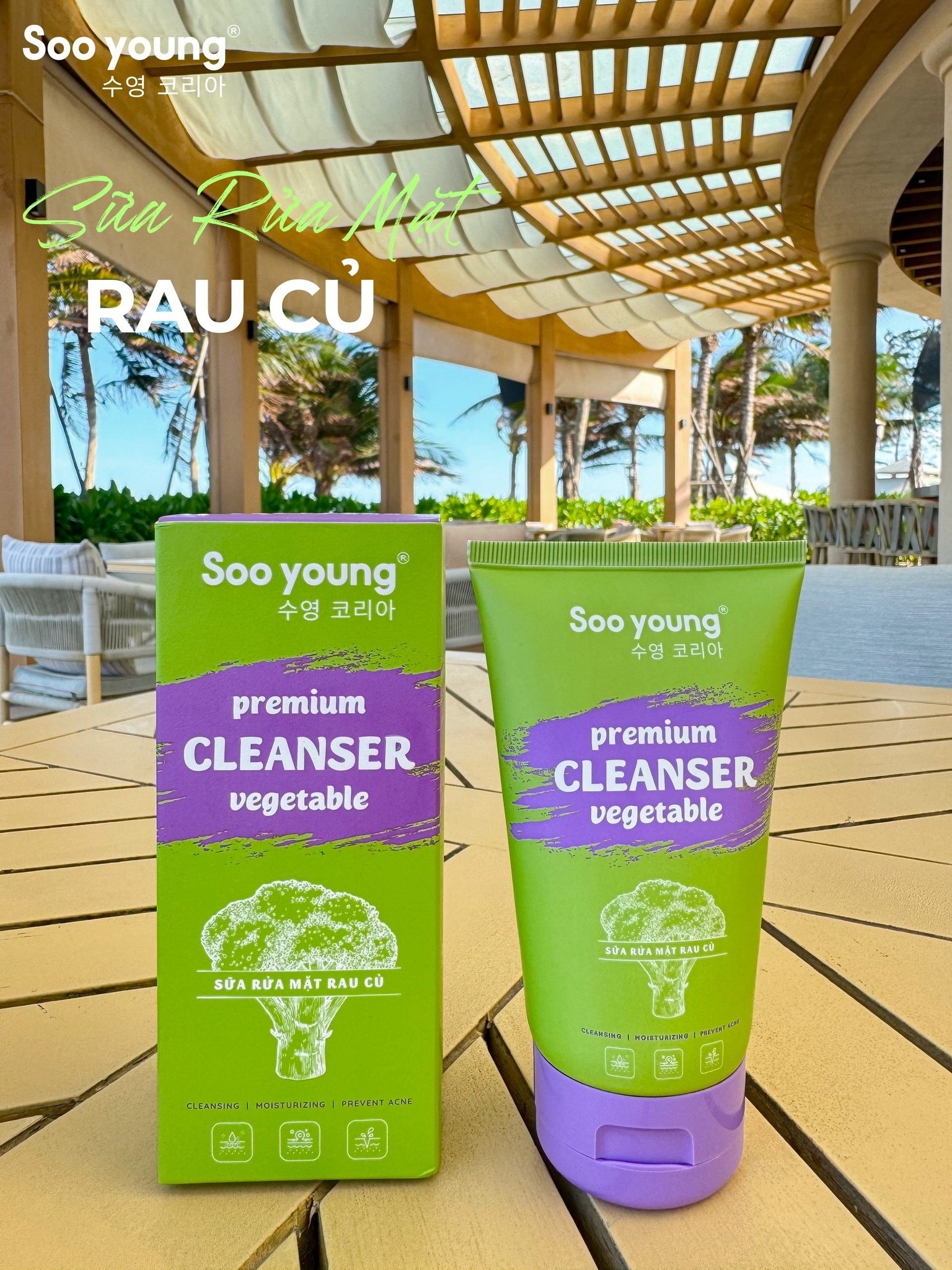 Sỉ sữa Rửa Mặt Rau Củ Soo Young 100ml