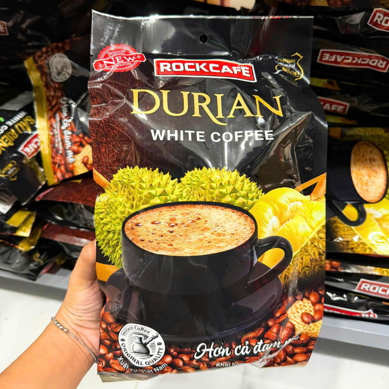 24515_188_20251230184104-1.png Cà Phê Sầu Riêng Durian RockCafe Túi 30 Gói - 8935211600751