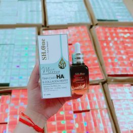 Serum Meso SH One Màu Xanh Tinh Chất HA Collagen Peptit Hỗ Trợ Dưỡng Trắng Da