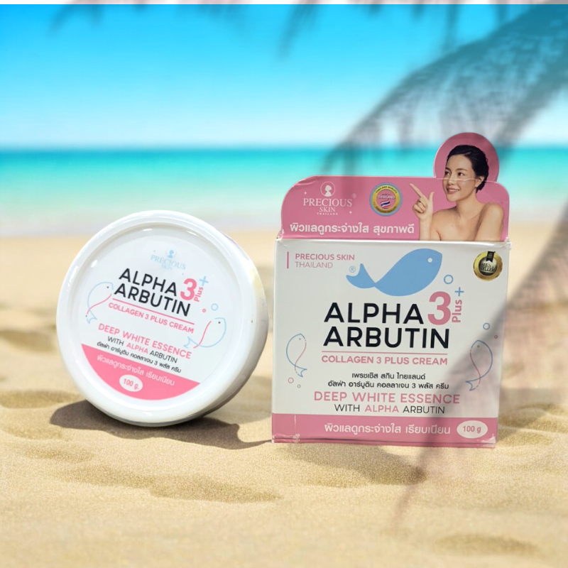 Kem Body Alpha Arbutin Collagen 3Plus Cream Hỗ Trợ Dưỡng Trắng Da 100g