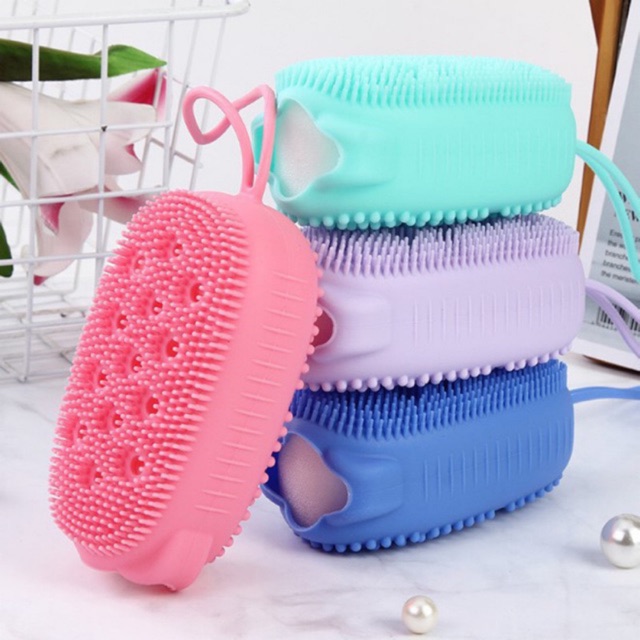 24829_32-1_20240813115128-3.jpg Bông Tắm Tạo Bọt 2 Mặt Bằng Silicon Hình Chuột - Bông Tắm Silicon Mềm Mại 12x6,5x5,5cm - CTHCC01