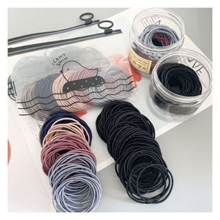 24880_vn-11134207-7r98o-lyngie9i6e1t85-tn_20240817174317-4.jpg Set 100 Dây Thun Buộc Tóc Có Túi Zip 18x12cm - DTBT100