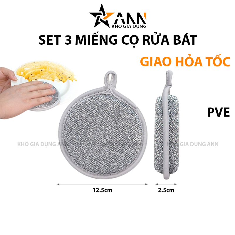25000_99_20250320095918-3.png Set 3 Miếng Cọ Rửa Chén Bát Đĩa Đũa Cọ Xoong Nồi Tạo Bọt Đa Năng 12.5x2.5cm - MCRBDX01