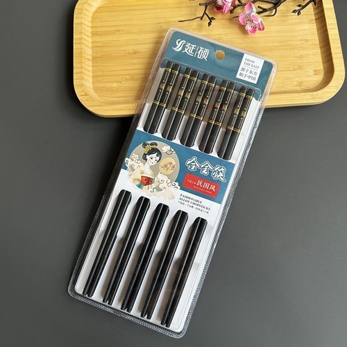 25033_vn-11134207-7r98o-lyqbhvkm08td9c_20240909175552-3.jpg Set 10 Đôi Đũa 3 Sọc Chống Trơn Trượt 24cm - DBSCT01