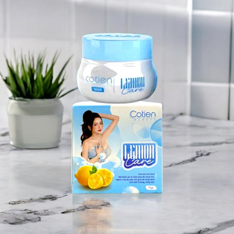 Giá sỉ kem Thâm Nách Lemon Care Màu Xanh Cotien Beauty Phiên Bản Mới