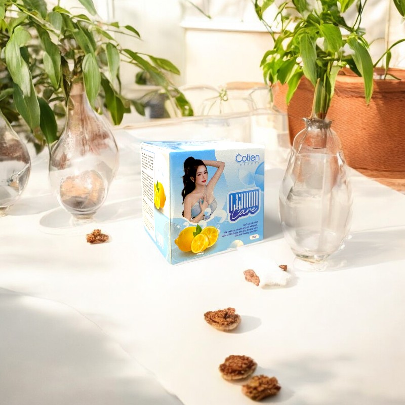 25043_z5820287754704-dc4a05ef6c232049357e1a7eccd96b74-photoroom_20240911174715-2.jpg Kem Thâm Nách Lemon Care Màu Xanh Cotien Beauty Phiên Bản Mới - KTNSON1