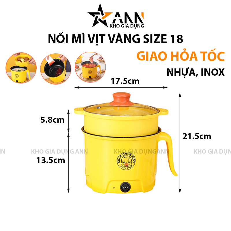 25049_118_20250320100445-1.png Nồi Mì Vịt Vàng 2 Tầng Dung Tích 1.8L 17.5x21.5cm - NMVV01