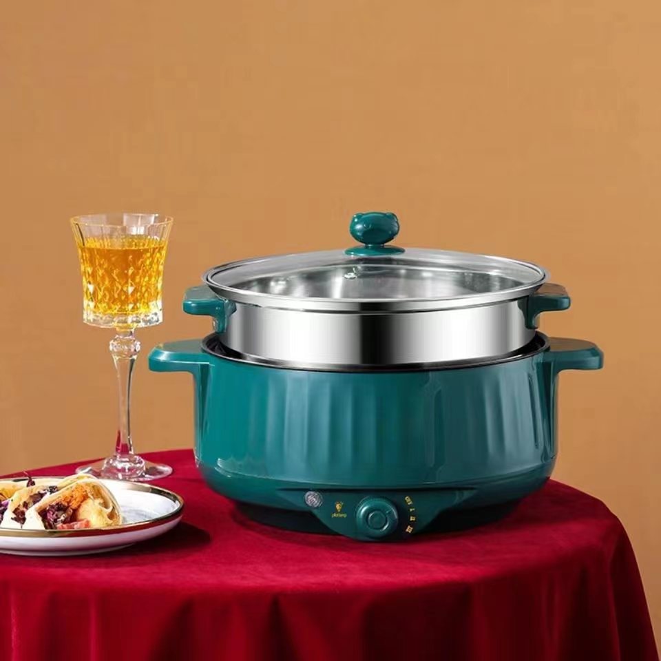 25089_o1cn01qcqrac1pvkdtdlkqm-2213780175422-0-cib_20240917162625-3.jpg Nồi Lẩu Điện Thông Minh - Bếp Điện Công Suất Lớn 1000W - Tặng Kèm Giá Hấp Inox 34x17cm - NLDBD01