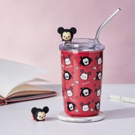 Cốc Giữ Nhiệt Ly Giữ Nhiệt Mickey 400ml Inox Cao Cấp 13x8cm - CGNMK01