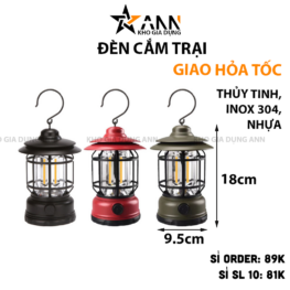 Đèn Pin Cắm Trại Dùng Pin 18x9.5cm - DCTCTD01