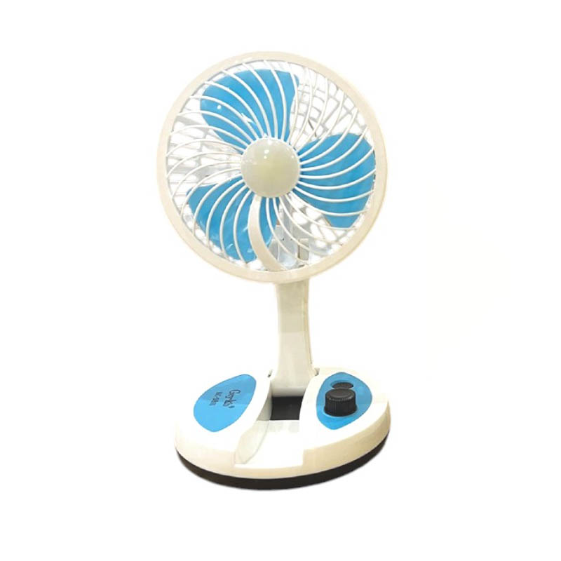 Quạt Để Bàn Folding Gấp Gọn Có Đèn Sáng