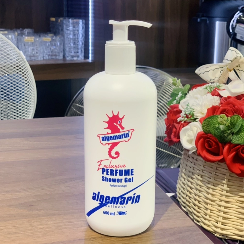 Sữa Tắm Cá Ngựa Algemarin Hương Nước Hoa Chai Vòi 600ml