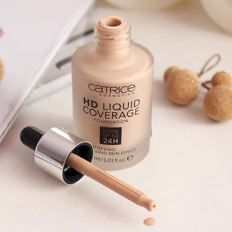 Kem Nền Catrice HD Liquid Coverage Foundation 30ml - Hàng Xách Tay
