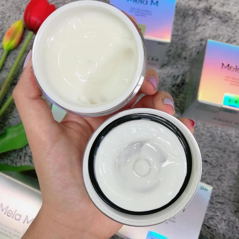 Kem Face Mela M Whitening Magic Cream Hỗ Trợ Da Nám 50g