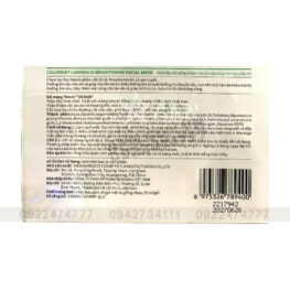 Mặt Nạ Colorkey Luminous B5 Màu Xanh Hộp 10 Miếng - 6975326789400