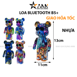 Loa Bluetooth B5 Không Dây + Hình Gấu Màu Galaxy Âm Thanh Sống Động Nghe Nhạc Cực Hay 13x11cm - LBLTB501