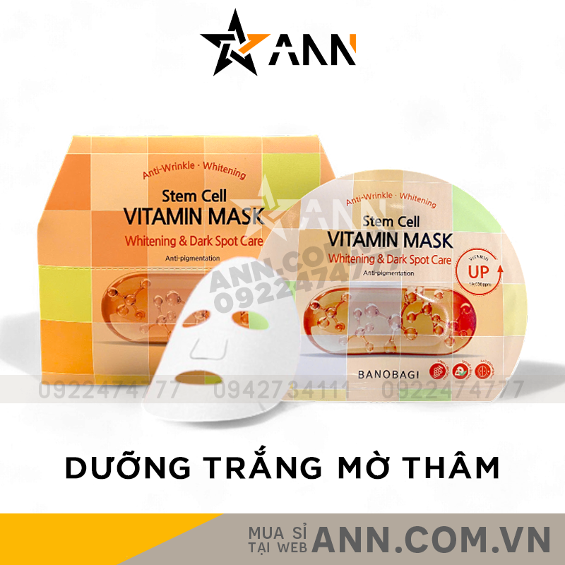 25194_a3_20240924115313-2.png Mặt Nạ Banobagi Màu Cam Stem Cell Vitamin Mask Whitening Dark Spot Care Hộp 10 Miếng - 8809486365281