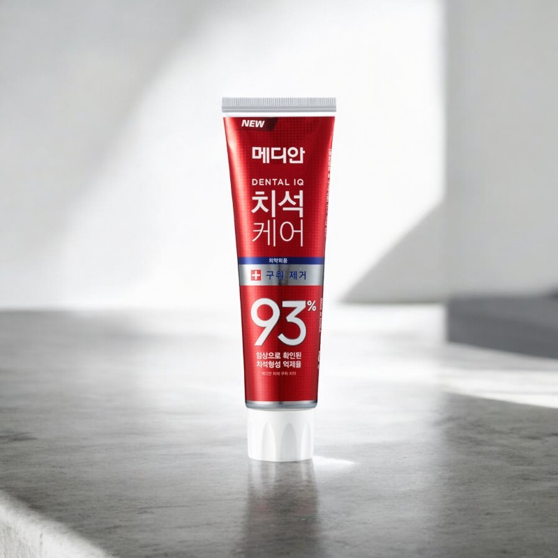 25244_kdr-93-do-phu-photoroom-1_20240924164536-2.jpg Kem Đánh Răng Median Màu Đỏ Dental IQ 93% Tartar Toothpaste Badbreath 120g - 8809585101421