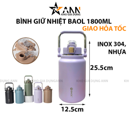 Bình Giữ Nhiệt Baol Có Quai Xách WY17 1800ml - BGNBALWY17