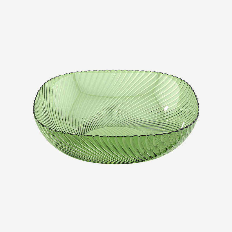 Kho sỉ set 3 Đĩa Nhựa Vuông 3 Màu Lòng Sâu