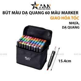 Bút Màu Dạ Quang Marker Touch - Viết Màu 60 Màu - BDQ60M