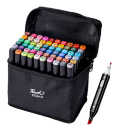 Bút Màu Dạ Quang Marker Touch - Viết Màu 60 Màu - BDQ60M