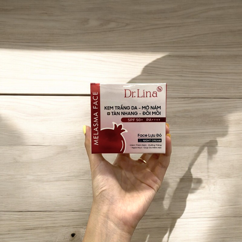 Giá sỉ kem Face Lựu Đỏ Dr.Lina Melasma Face Giảm Nám Ban Đêm 25g