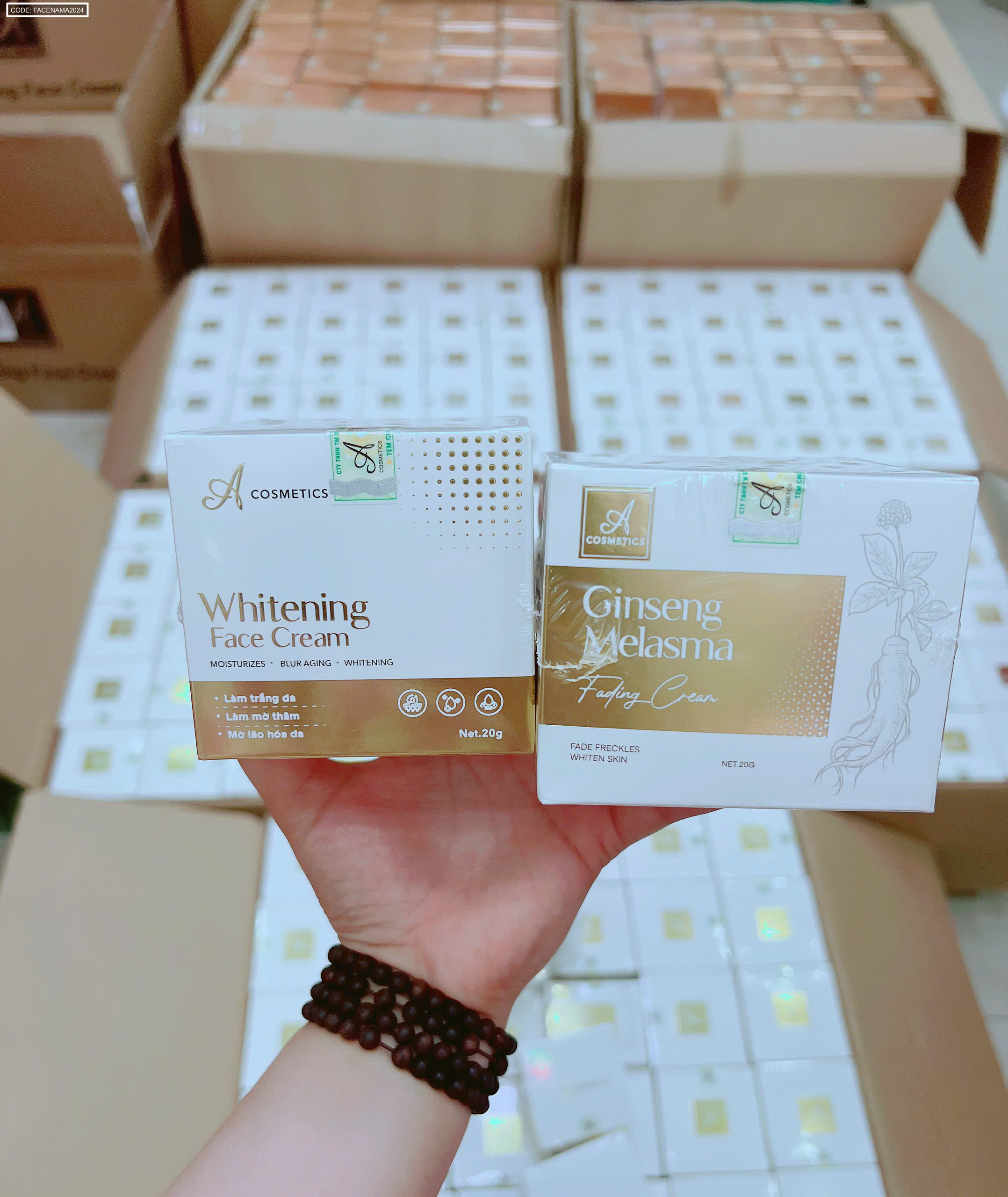 Kem Face Nám Nhân Sâm Ginseng Melasma A Cosmetics 2024 Mỹ Phẩm Phương Anh