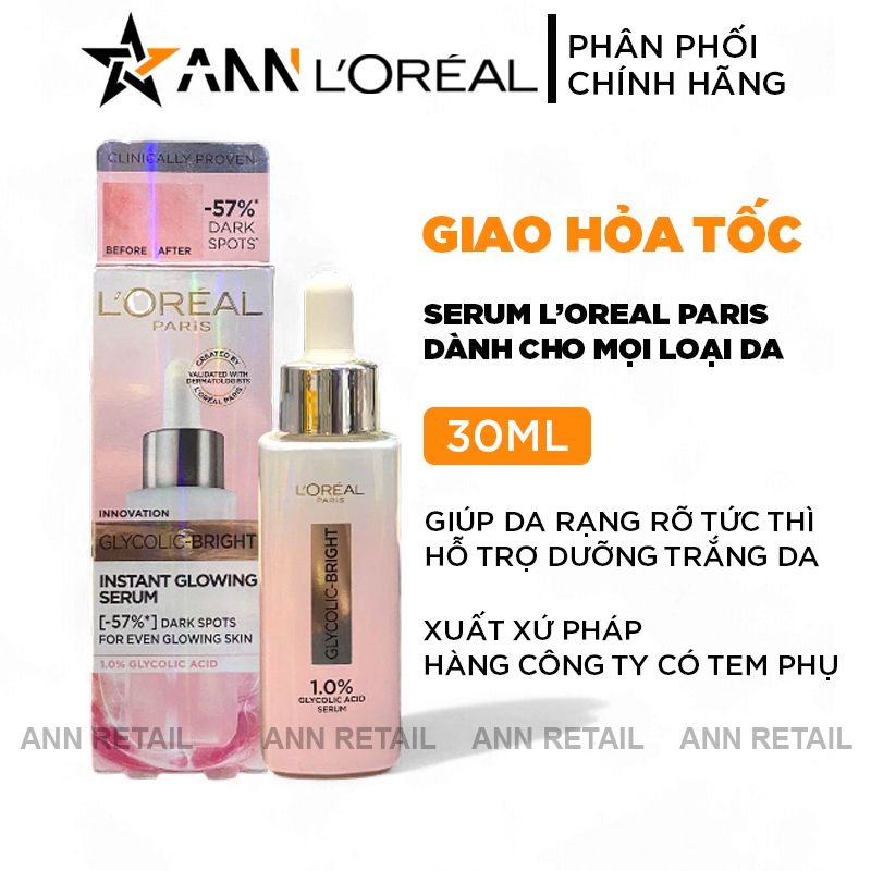 25388_biaaa_20241008085820-4.png Serum Dưỡng Sáng Da Tức Thì Loreal Paris Glycolic-Bright Instant Glowing Serum 30ml - 8994993016587