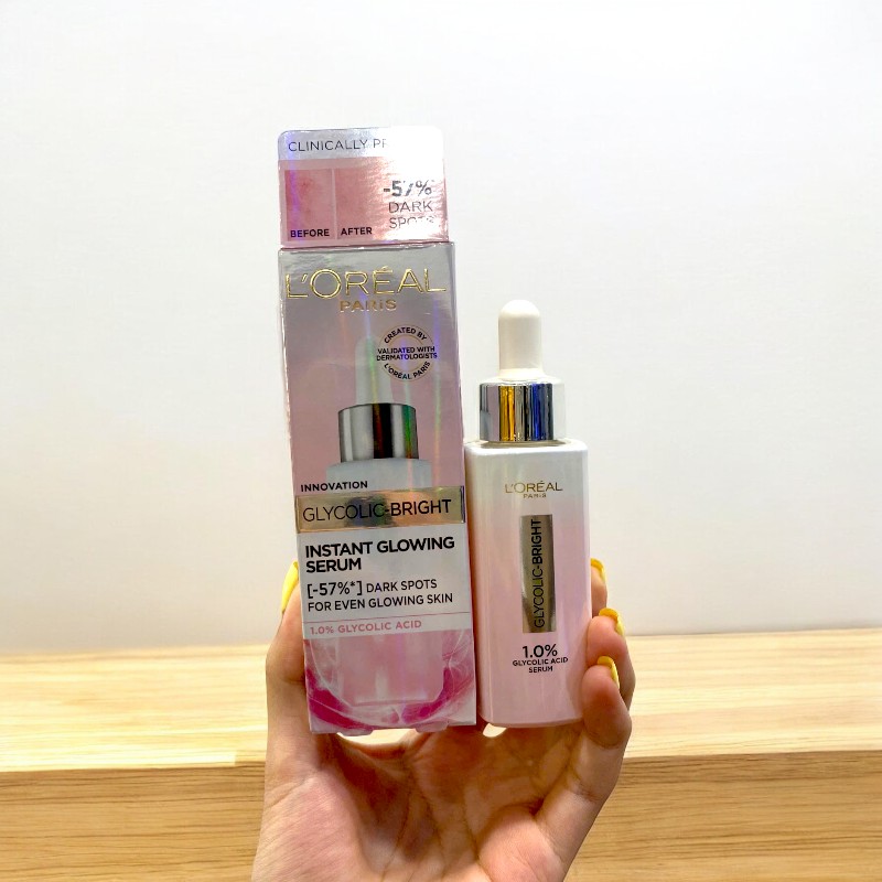 25388_serum-loreal-hong-phu-photoroom_20241007152630-4.jpg Serum Dưỡng Sáng Da Tức Thì Loreal Paris Glycolic-Bright Instant Glowing Serum 30ml - 8994993016587