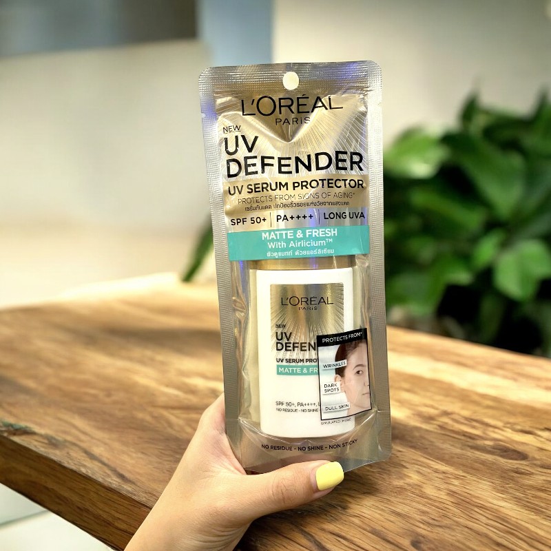 25393_kcn-matte-loreal-phu-photoroom-4_20241008103732-4.jpg Kem Chống Nắng Loreal Paris Kiềm Dầu Thoáng Mịn Da Matte & Fresh With Airlicium SPF50+ PA++++ 50ml - 8994993014705