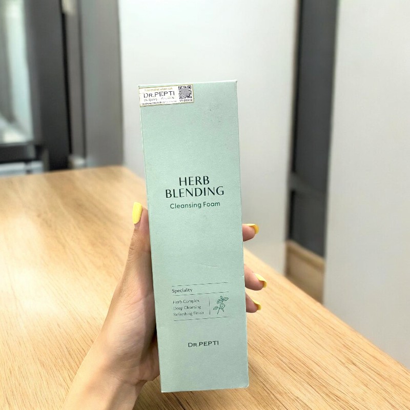 25449_srm-dr-pepti-xanh-phu-photoroom-2_20241016161539-1.jpg Sữa Rửa Mặt Dr.Pepti Hàn Quốc Herb Blending Chiết Xuất Trà Xanh 110ml phù hợp da dầu mụn, da nhạy cảm - 8809563060818
