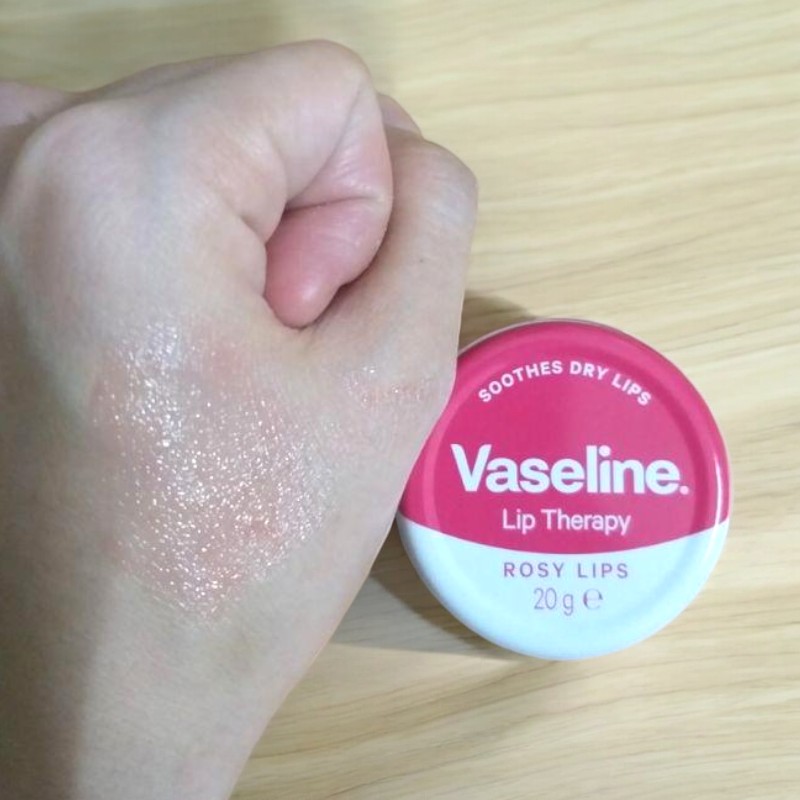 Kho sỉ son Dưỡng Môi Vaseline Hộp Thiếc Màu Hồng Lip Therapy Rosy Lips 20g