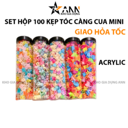 Kẹp Tóc Mini Cho Bé Gái - Set 100 Kẹp Càng Cua Mini - KTCCCB