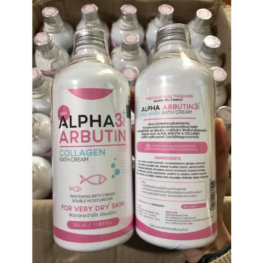 Sữa Tắm Trắng Da Alpha Arbutin 3Plus+ Precious Skin Collagen Bath Cream 350ml - 8858831008106