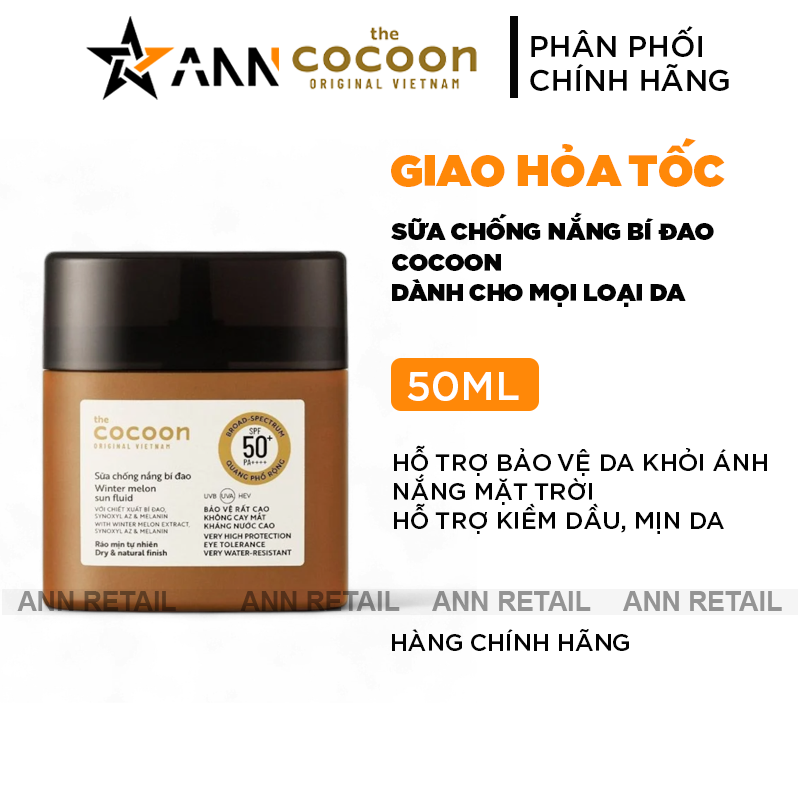 25530_khung-shopee-ann-retail-moi-0410_20241028101340-1.png Sữa Chống Nắng Bí Đao Cocoon SPF50+ PA++++ 50ml - 8936217700735