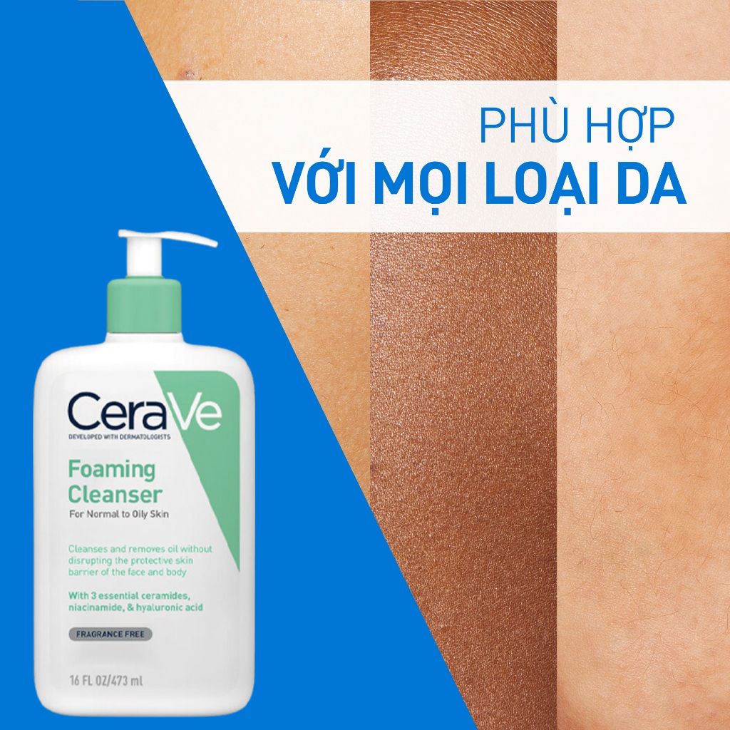 25553_45421_20241029145752-2.png Sữa Rửa Mặt Cerave Foaming Cleanser Xanh Ngọc 473ml - Dành Cho Da Thường Đến Da Dầu - 3337875597357