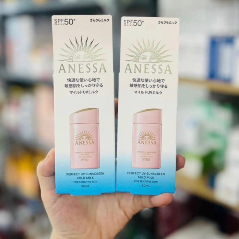25573_anessa-hong-phu-photoroom-1_20241031104525-1.png Kem Chống Nắng Anessa Hồng Perfect UV Sunscreen Mild Milk SPF50+/PA++++ Cho Da Nhạy Cảm & Da Trẻ Em 60ml - 4909978131586