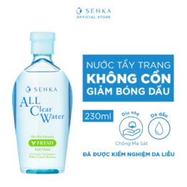Nước Tẩy Trang Senka All Clear Micellar Fresh Màu Xanh Lá 230ml - Dành Cho Da Dầu Nhờn - 4909978152888