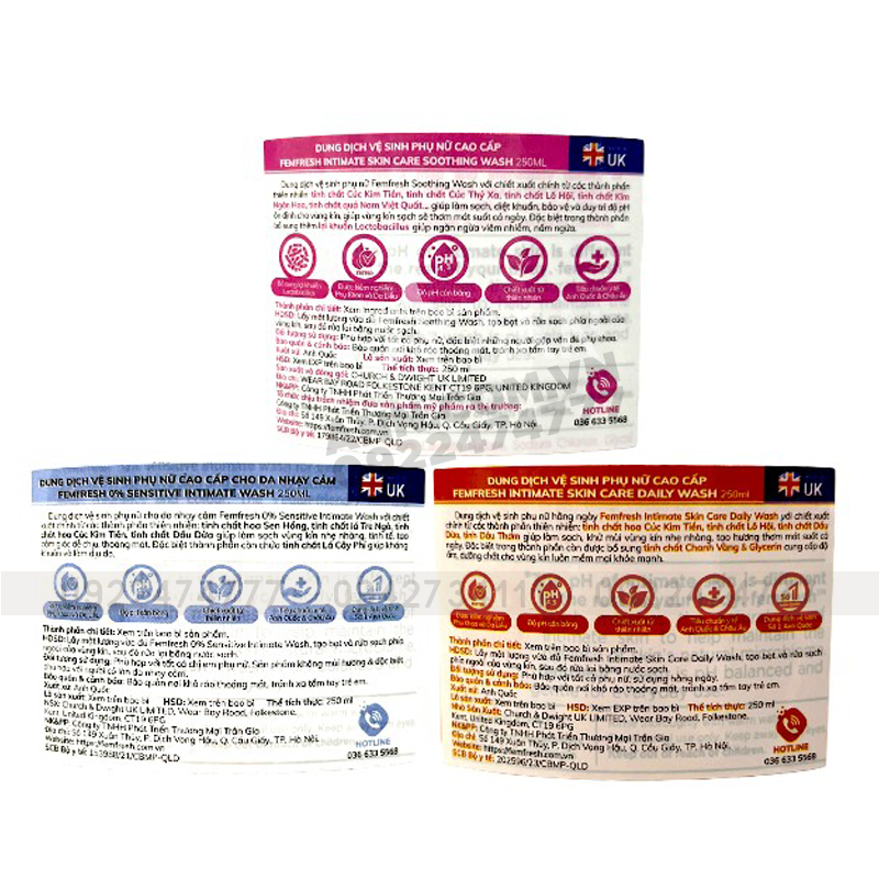 Dung Dịch Vệ Sinh Phụ Nữ Femfresh 250ml