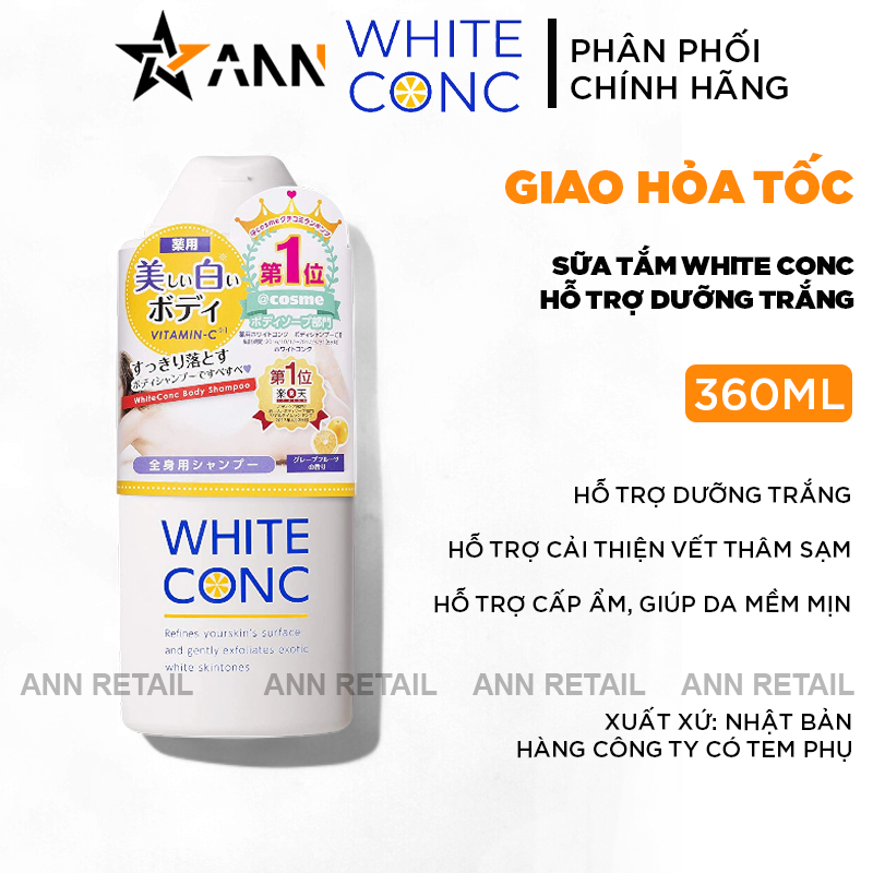 25648_1_20241107112154-2.png Sữa Tắm Trắng Da White Conc Nhật Bản 360ml - 4990110004752