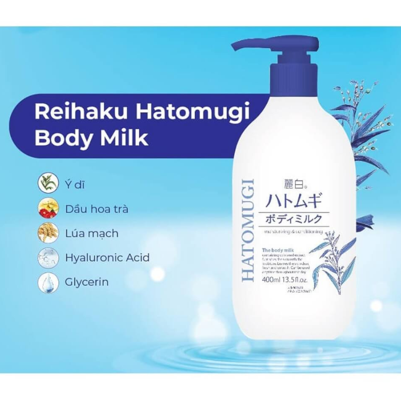 25667_lotion-hatomugi-xanh-logo-photoroom-2_20241107175208-3.png Sữa Dưỡng Thể Ý Dĩ Reihaku Hatomugi Body Milk Ban Đêm 400ml - 4513574029606